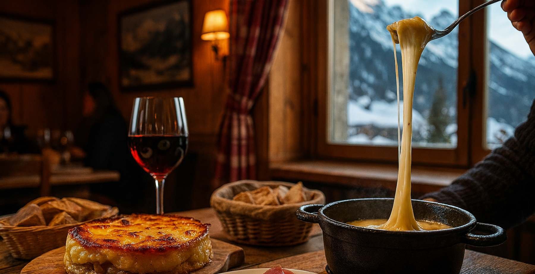 saveurs savoyardes dans un restaurant